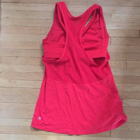 Bright red lululemon tank - Picture 2 of 3